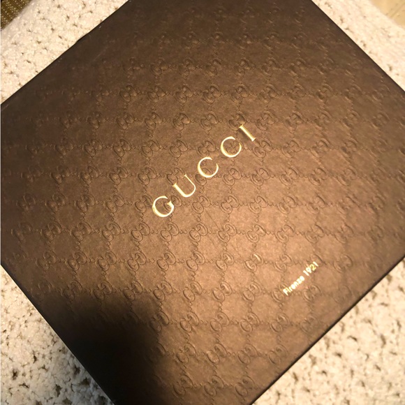 Gucci Olimpia Elastic Ladder Strap Bootie- Burgundy and black - Picture 7 of 7